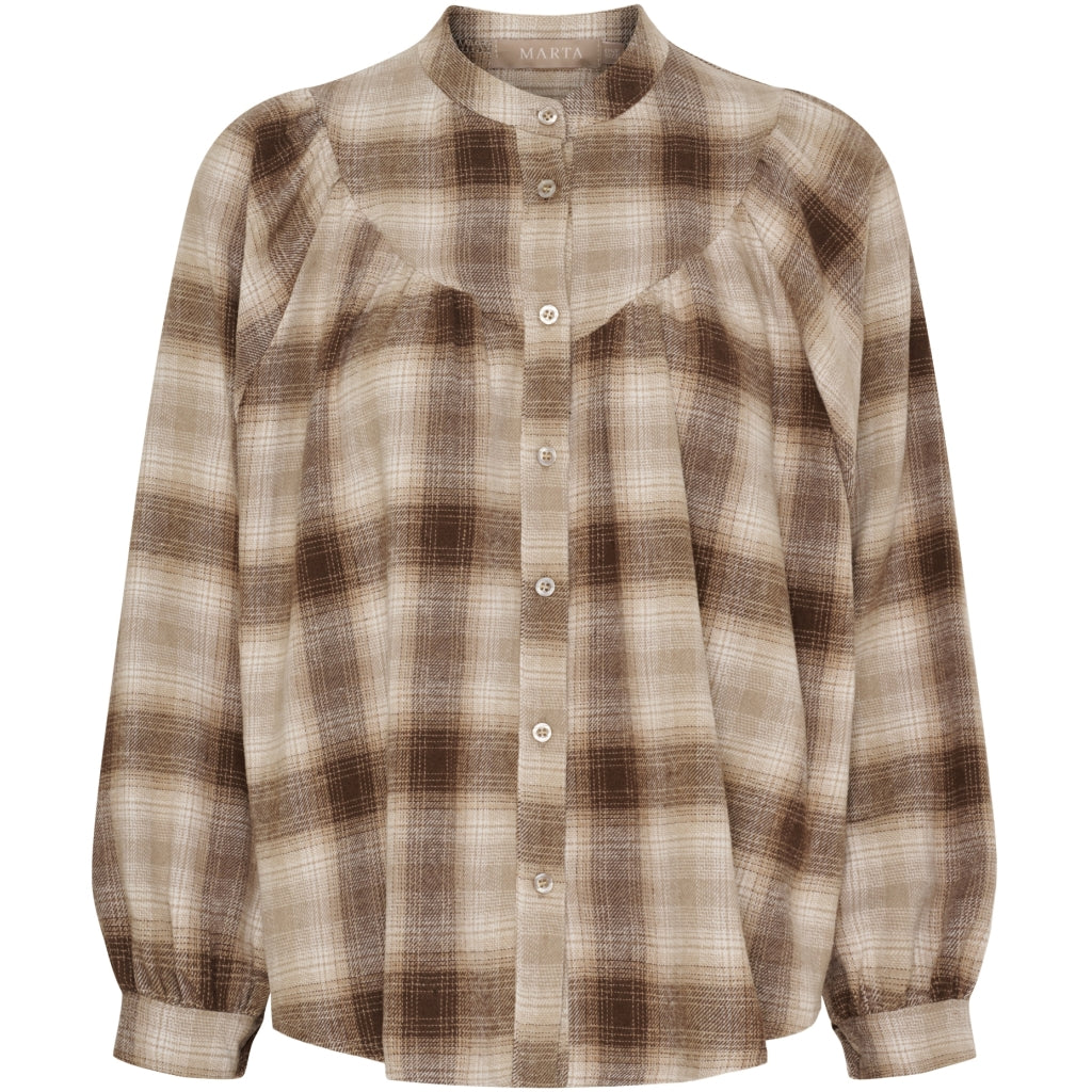 Marta du Chateau dame skjorte MdcMilou 28474M - Beige