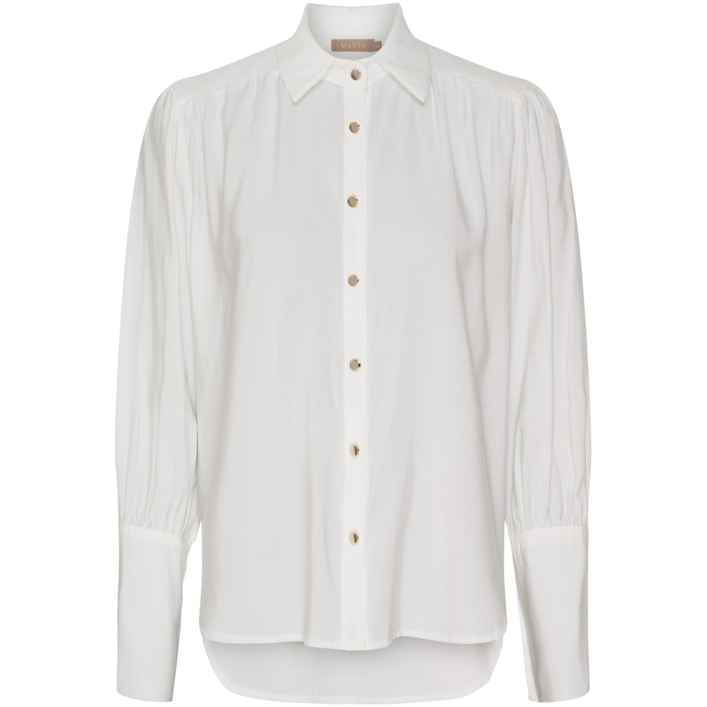 Marta du Chateau dame skjorte MdcRhea 58725 - Offwhite76