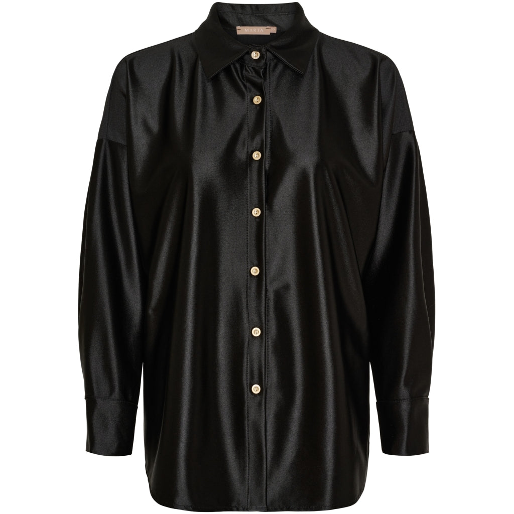 Marta du Chateau dame skjorte MdcYara 6624R - Black