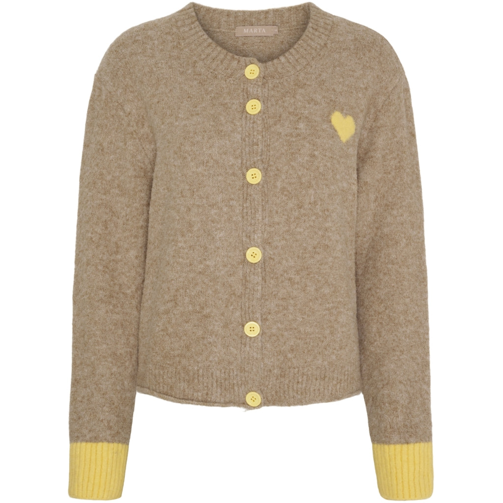 Marta du Chateau dame strik MdcCalla KNA052 - Fango/YellowW057