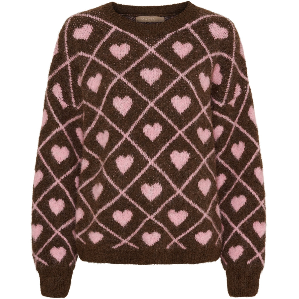 Marta du Chateau dame strik MdcFeray 8151 - Moro9510/Rosa9532