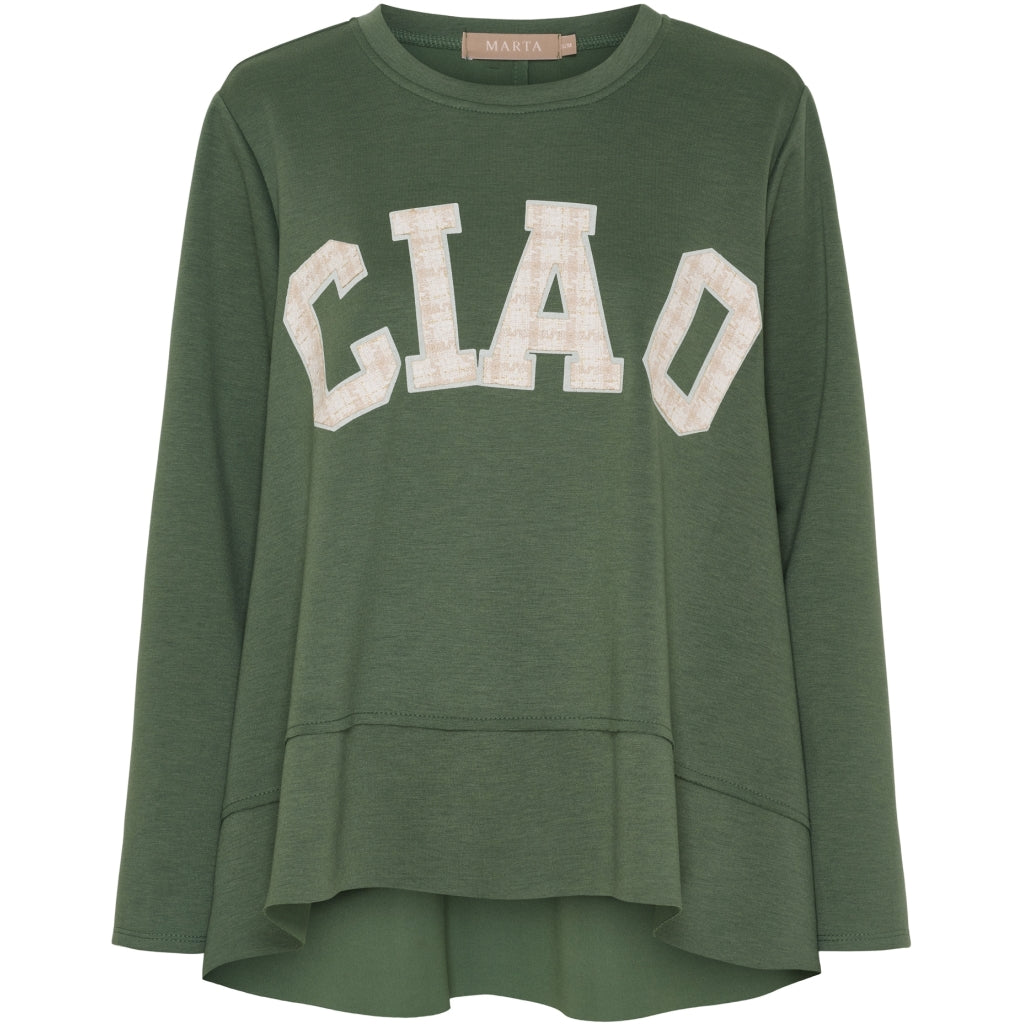 Marta du Chateau dame sweatshirt MdcCharline 85783 - Military