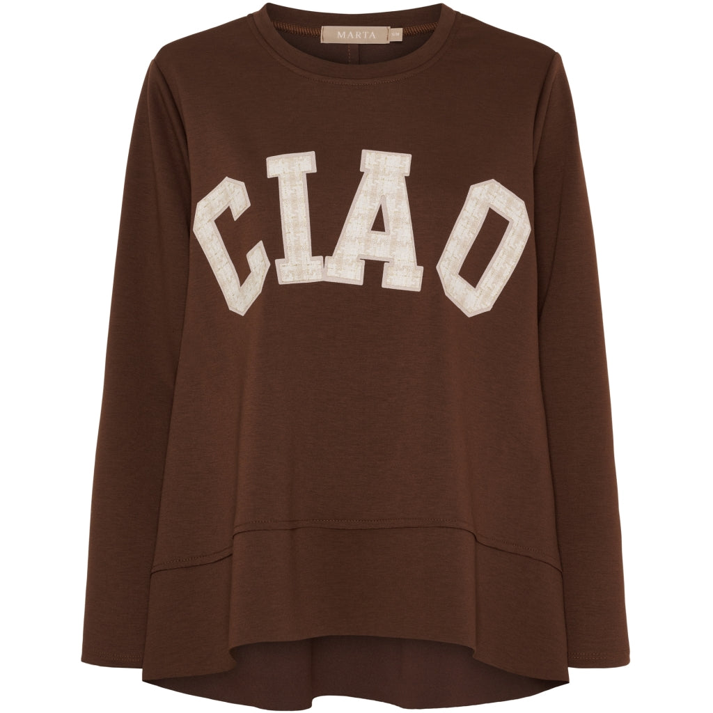 Marta du Chateau dame sweatshirt MdcCharline 85783 - Moro