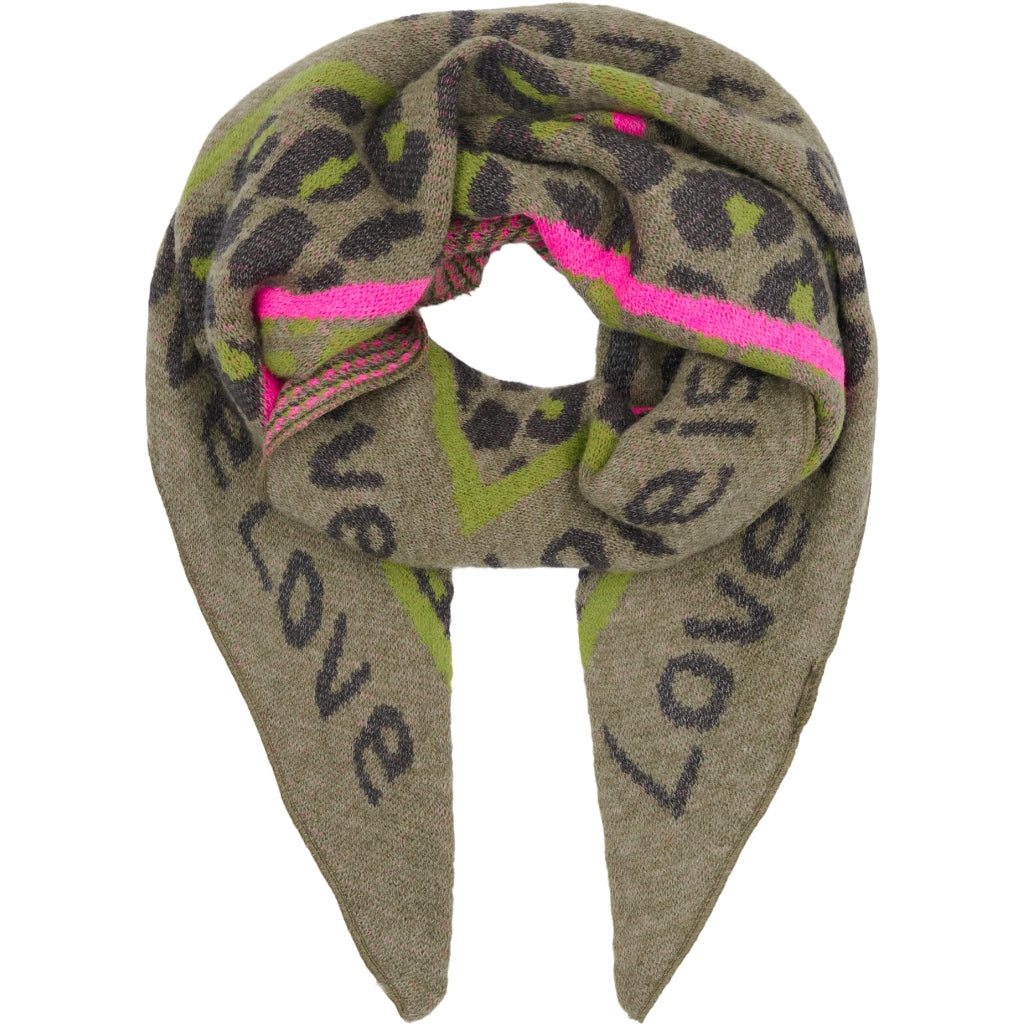 Marta du Chateau dame tørklæde MdcClio BA-0746 - Olive7