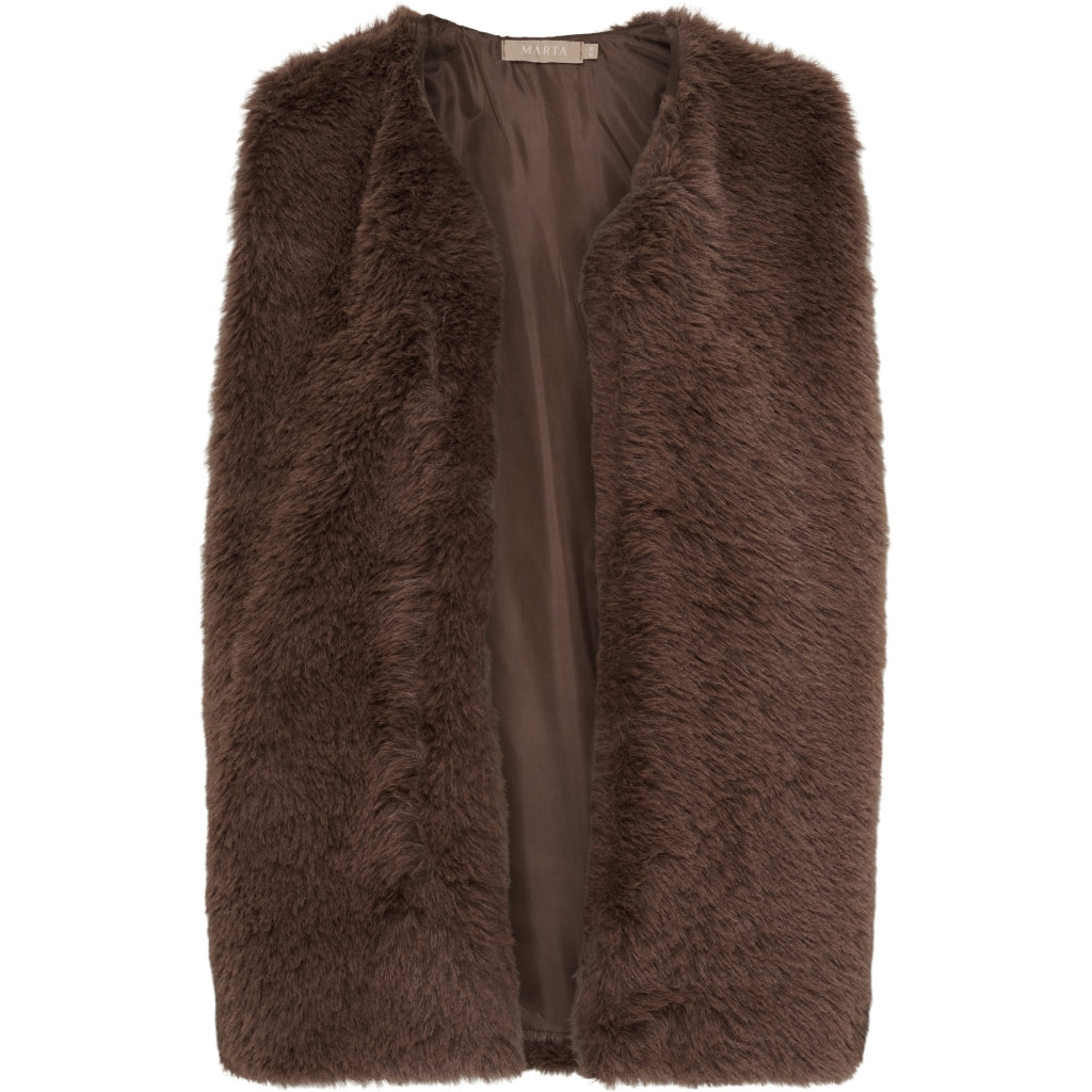 Marta du Chateau dame vest MdcArlette 85896 - Marrone2