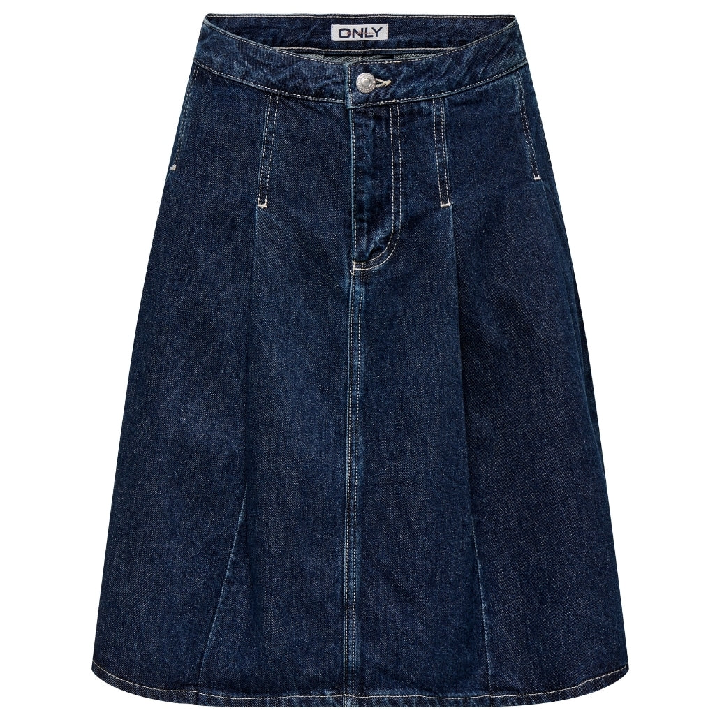 ONLY DAME SKIRT ONLNINA - Dark Blue Denim