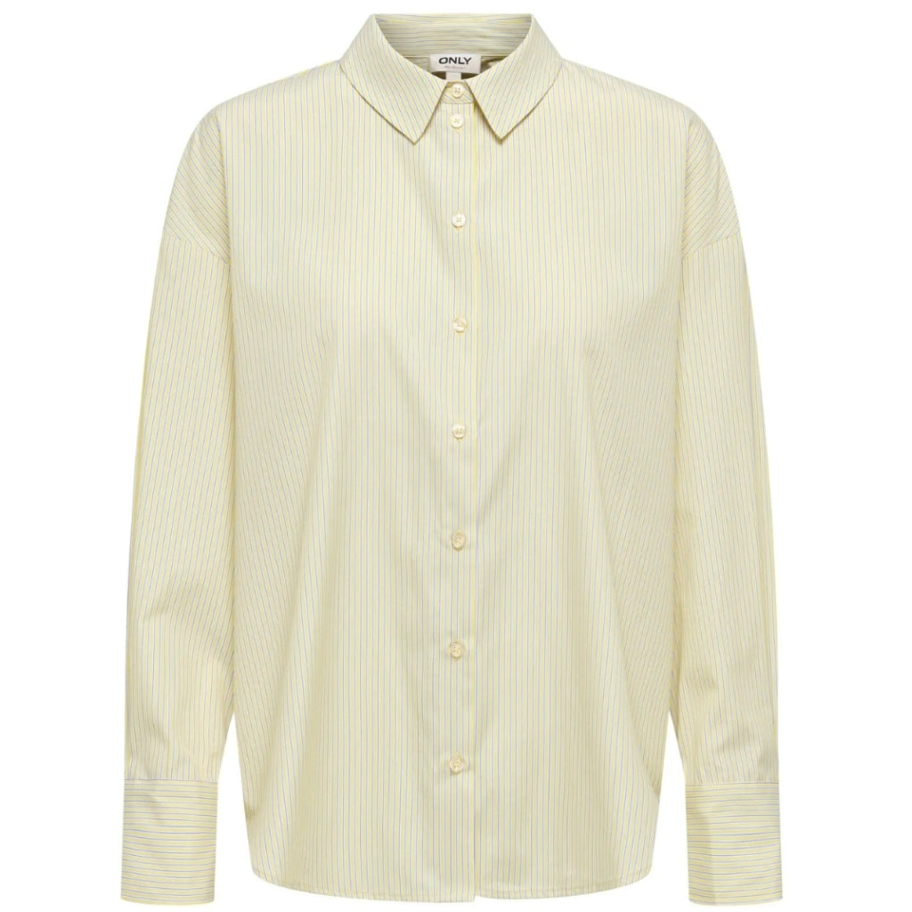 ONLY DAME SKJORTE ONLKIRI - Cloud Dancer Lemon Meringue