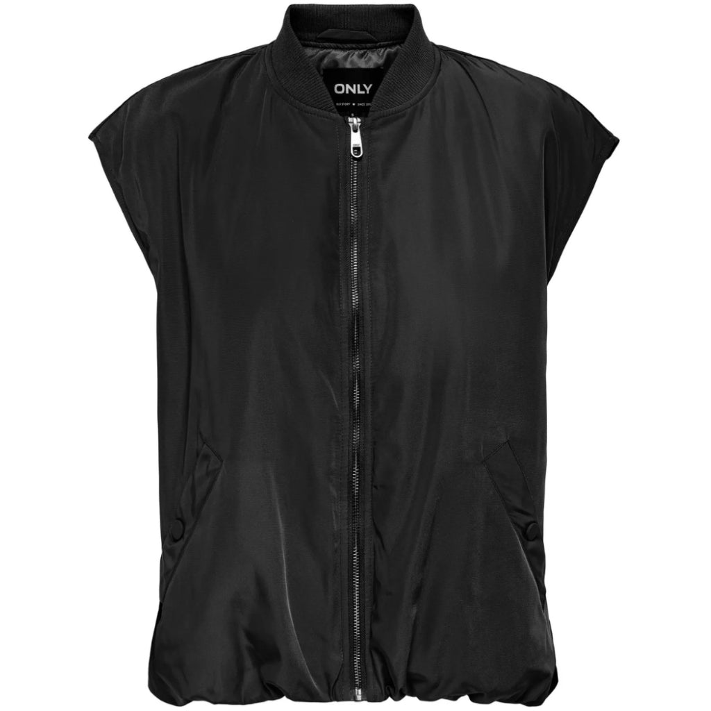 ONLY DAME VEST ONLADEL - Black