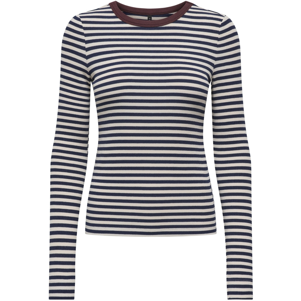 ONLY Dame Bluse ONLElene - Naval Academy Neo Birch Decadent Cho
