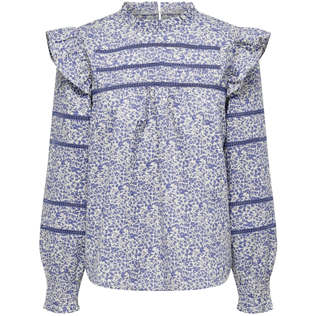 ONLY dame bluse ONLMATHILDE - Birch MIRINA FLOWER