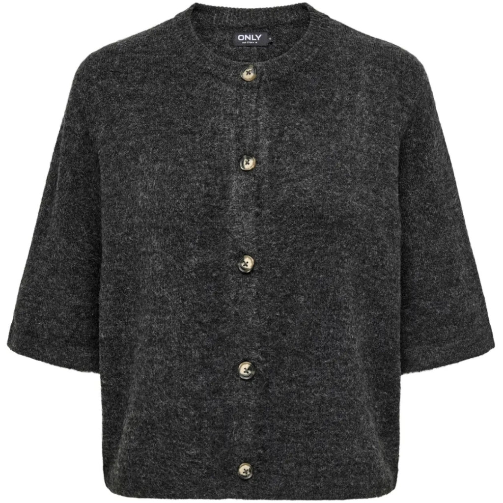 ONLY dame cardigan ONLCAMILLA - Dark grey melange