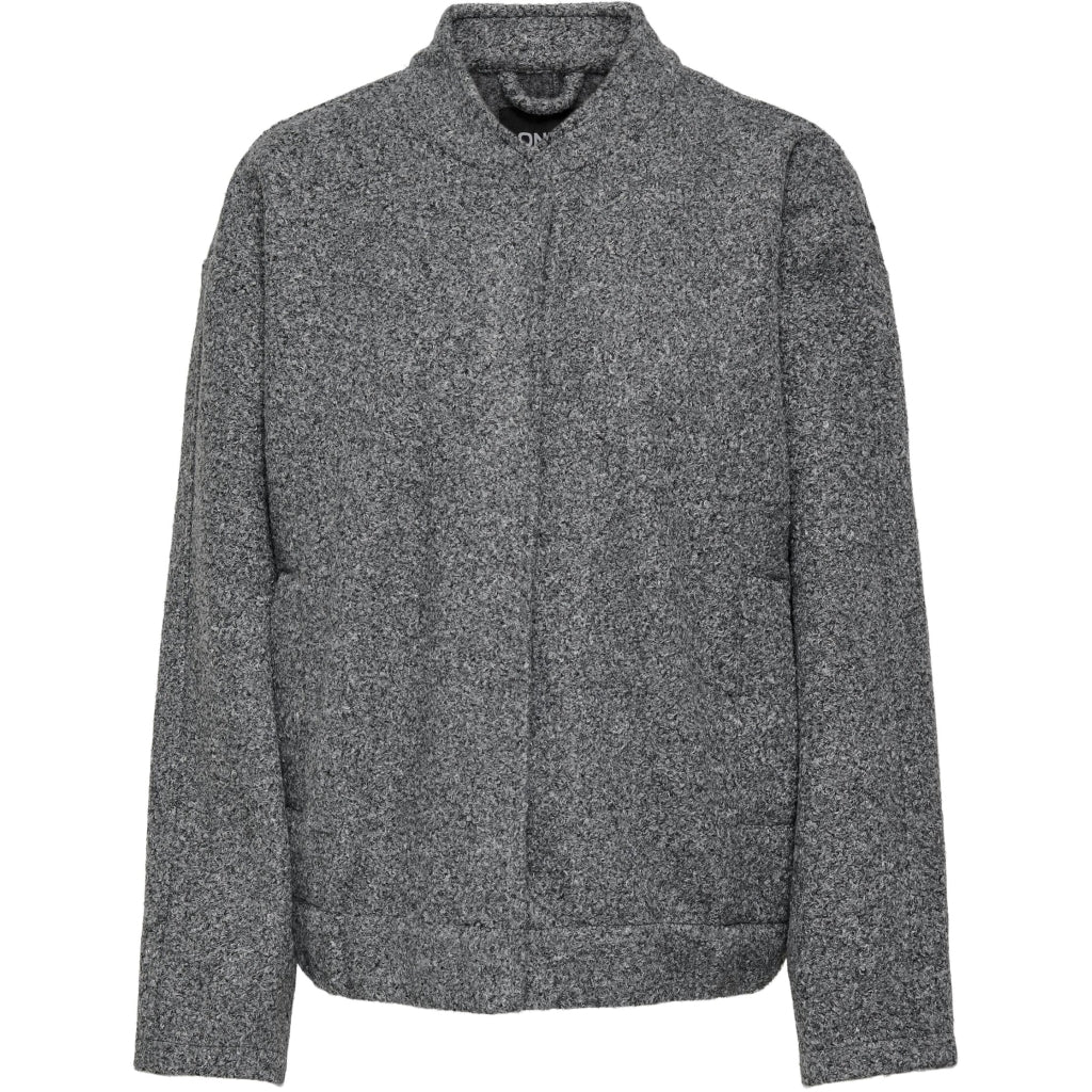 ONLY dame jakke ONLGAIA - Dark grey melange ONLY dame jakke ONLGAIA - Dark grey melange