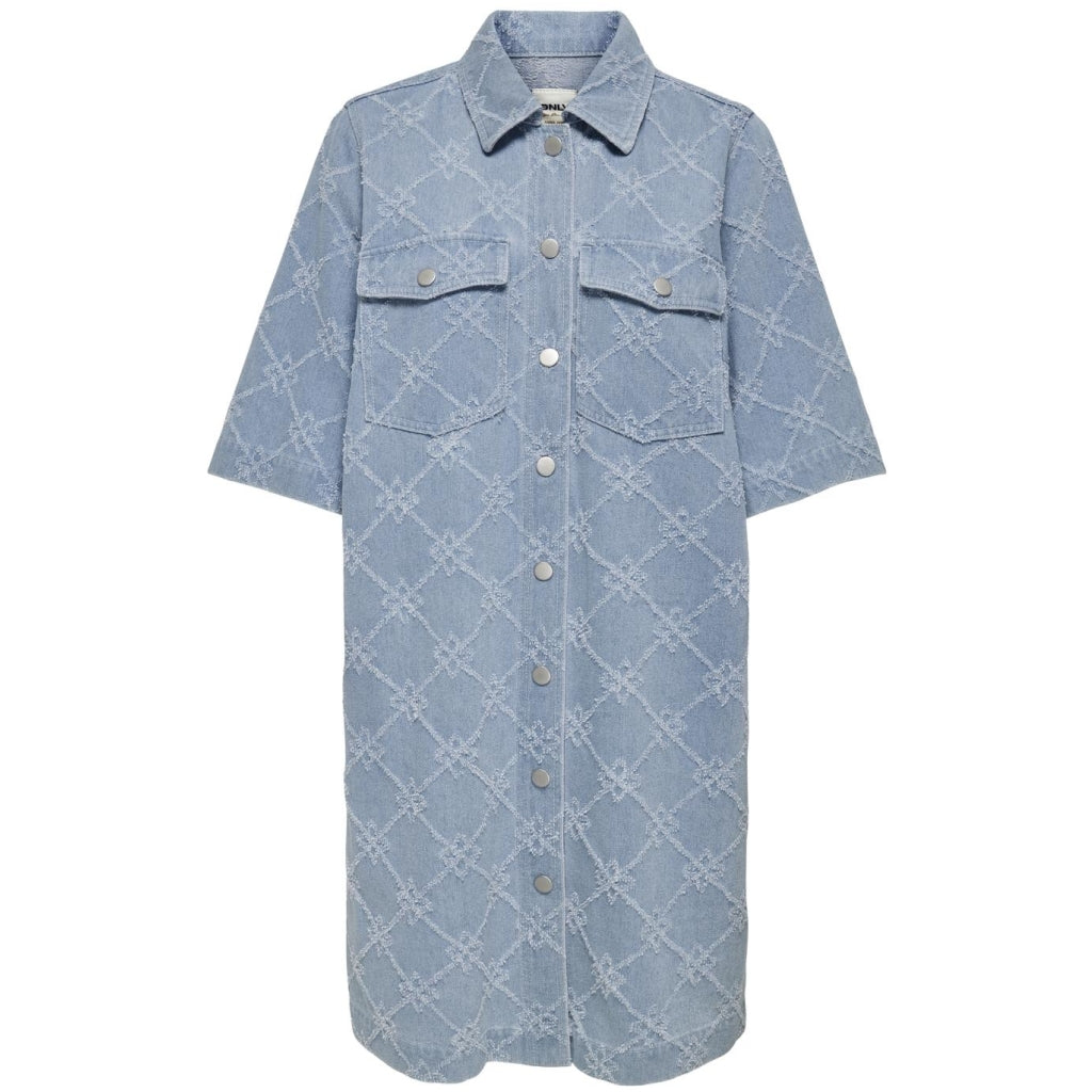 ONLY dame kjole ONLBELLE - Light Blue Denim
