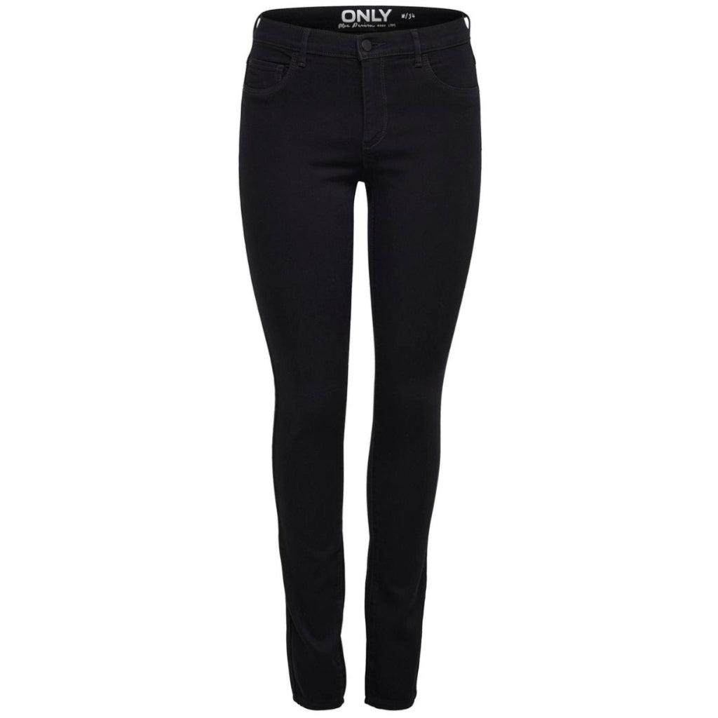 ONLY dame skinny jeans ONLRAIN - Black Denim