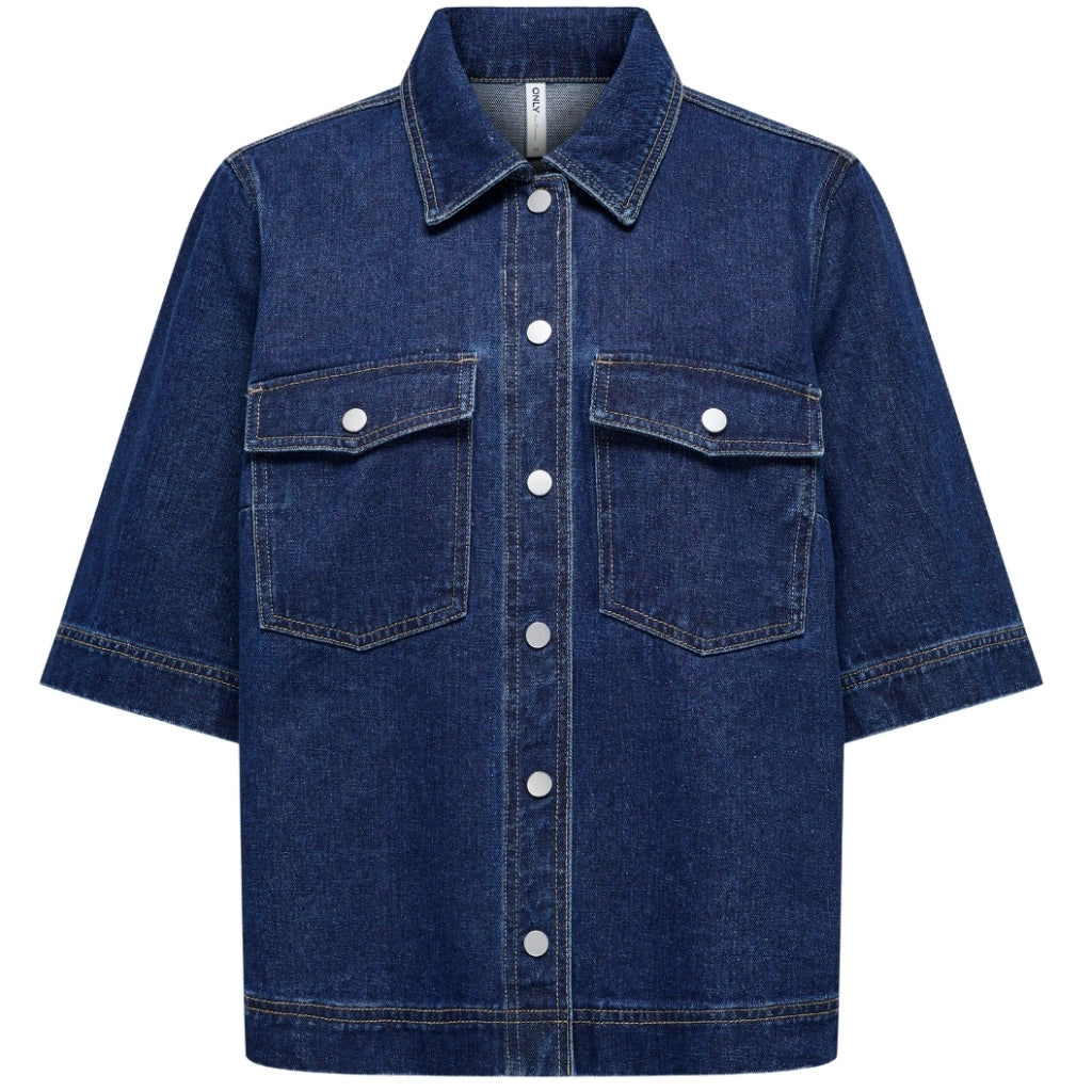 ONLY dame skjorte ONLBELLE - Dark Blue Denim