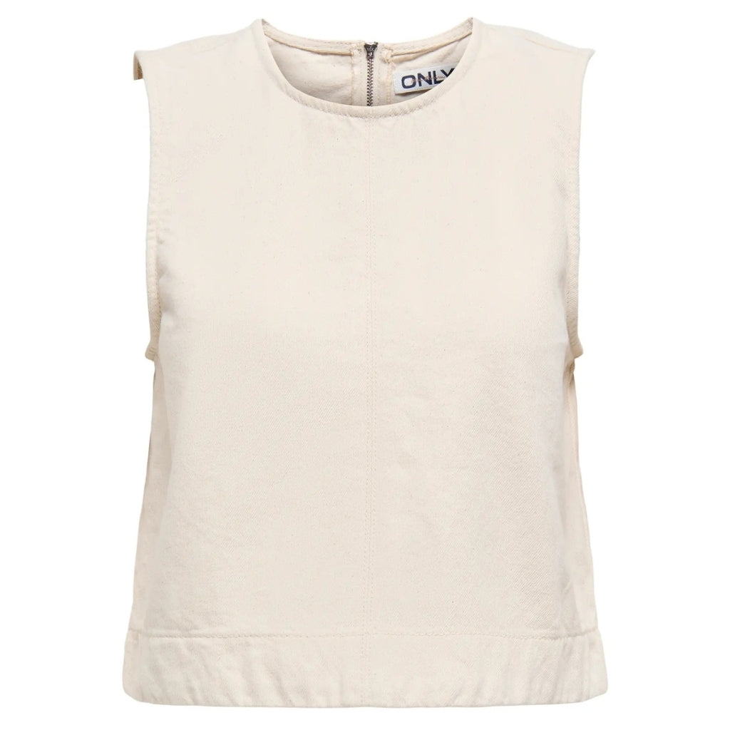 ONLY dame top ONLDORSI - Ecru