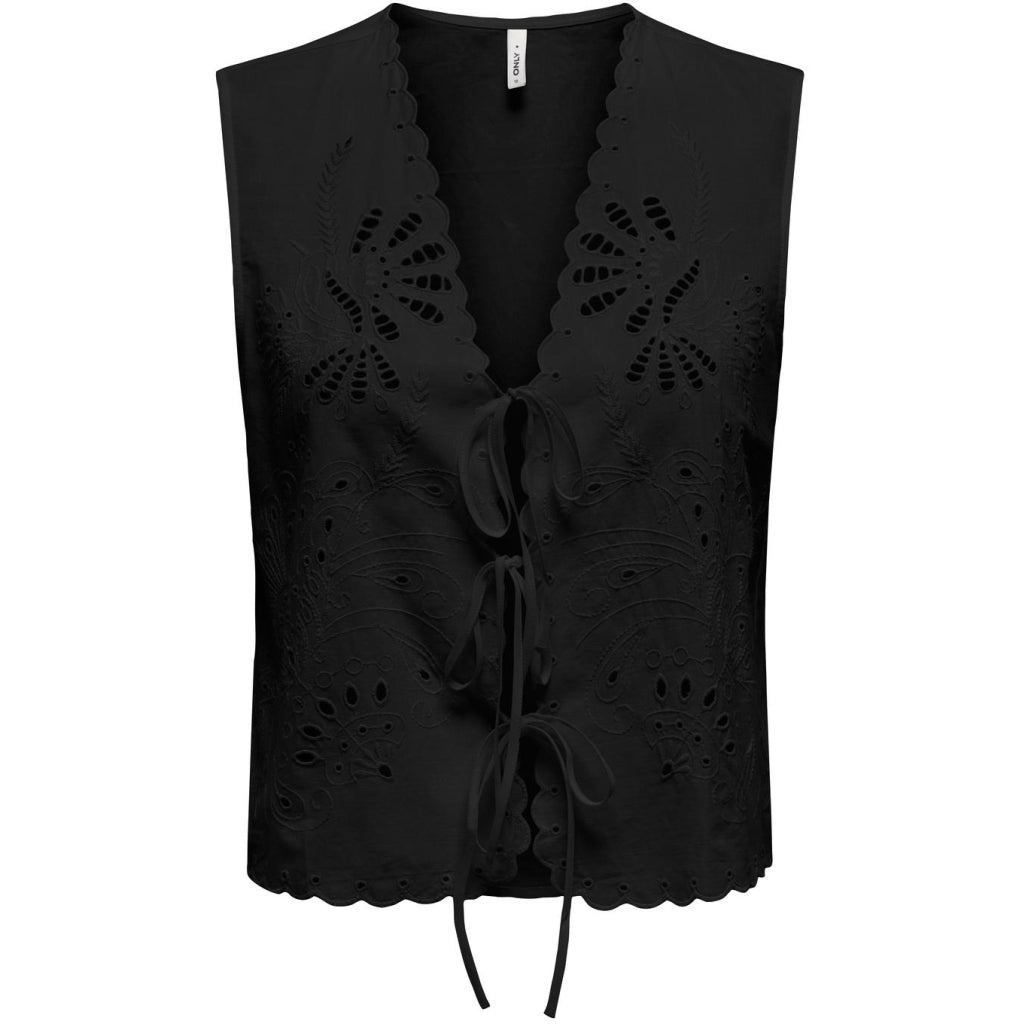 ONLY dame vest ONLLOU - Black