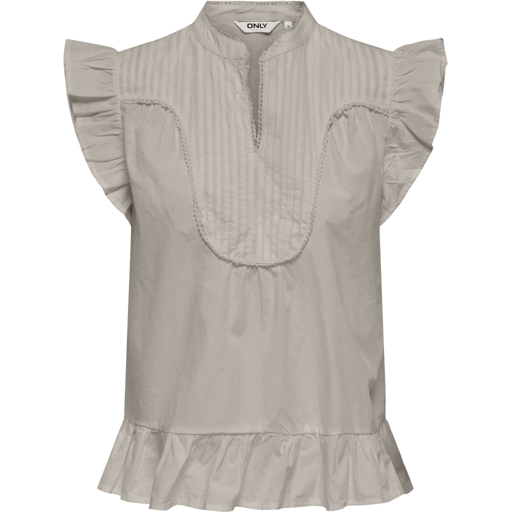 Only dame top ONLADDA - Chateau Gray
