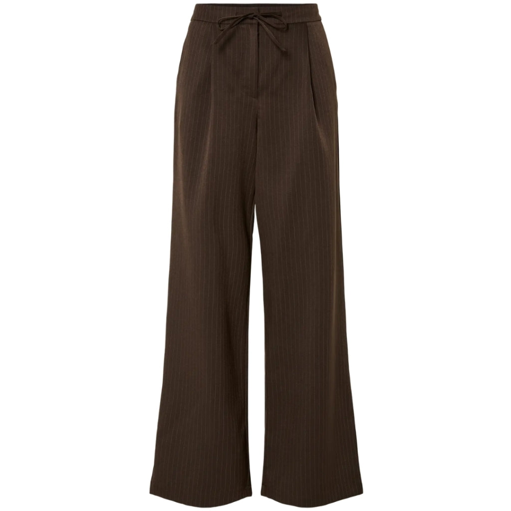 PIECES DAME BUKSER PCFALKA - Delicioso Pinstripe