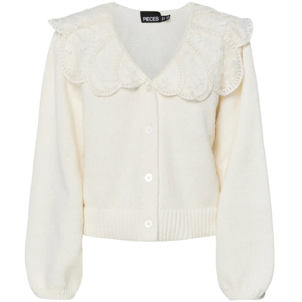 PIECES DAME CARDIGAN PCABBY - Cloud Dancer