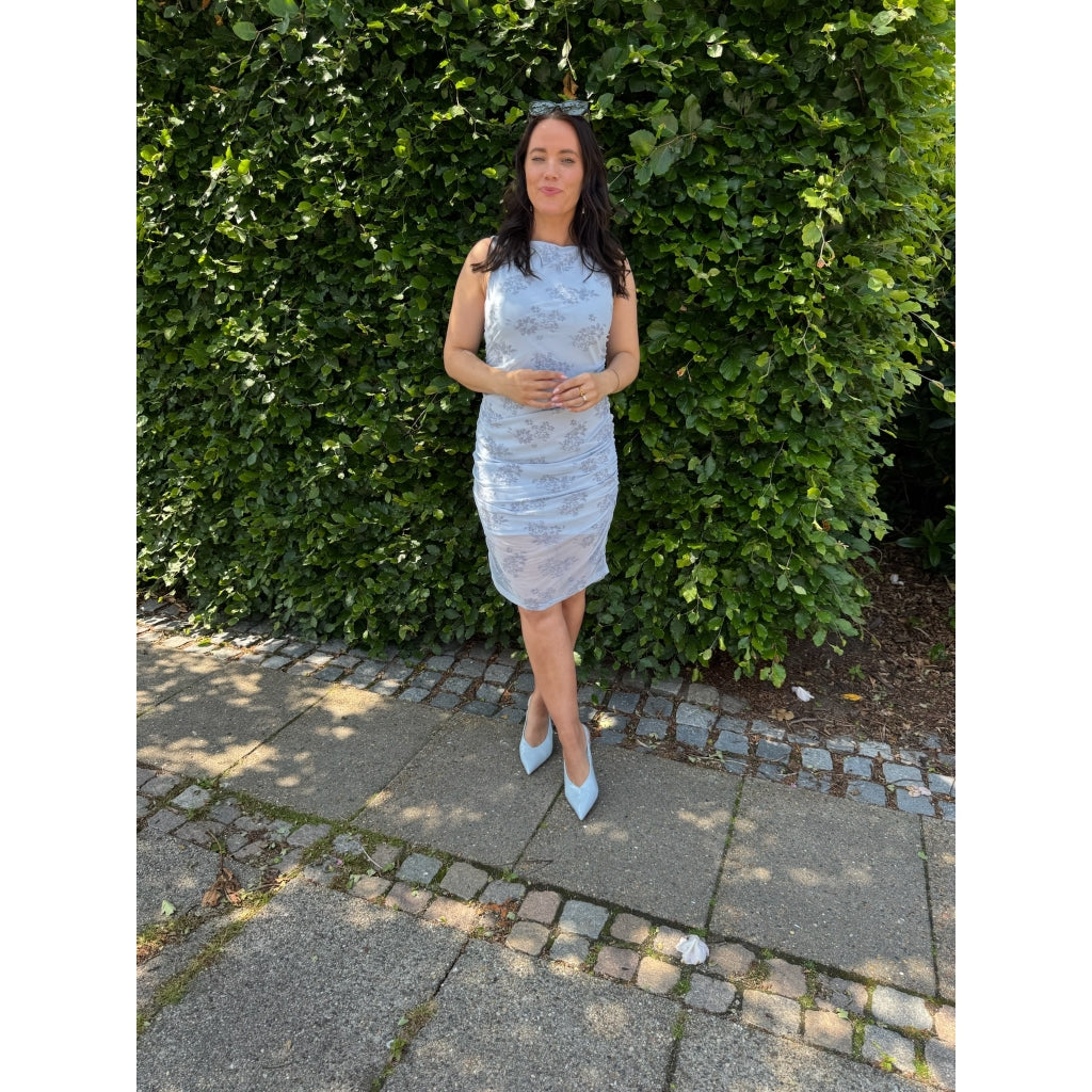 PIECES DAME KJOLE PCMERRY - Cashmere Blue