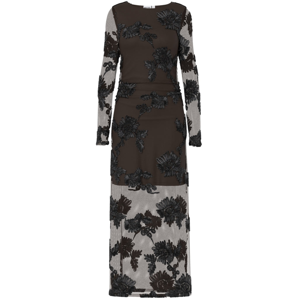 PIECES Dame Kjole PCOffia - Delicioso Black Satin Band