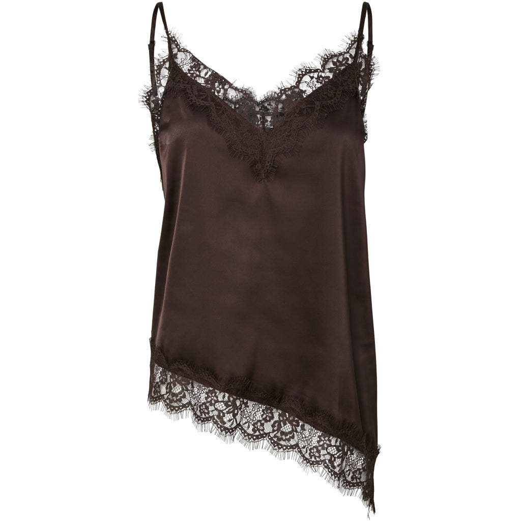PIECES Dame Top PCNomi - Hot Fudge