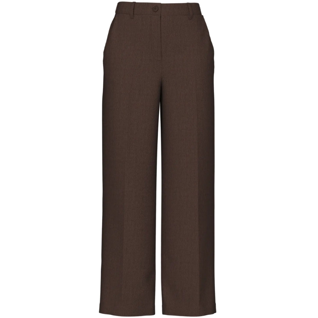 PIECES dame bukser PCKAMIL - Hot Fudge