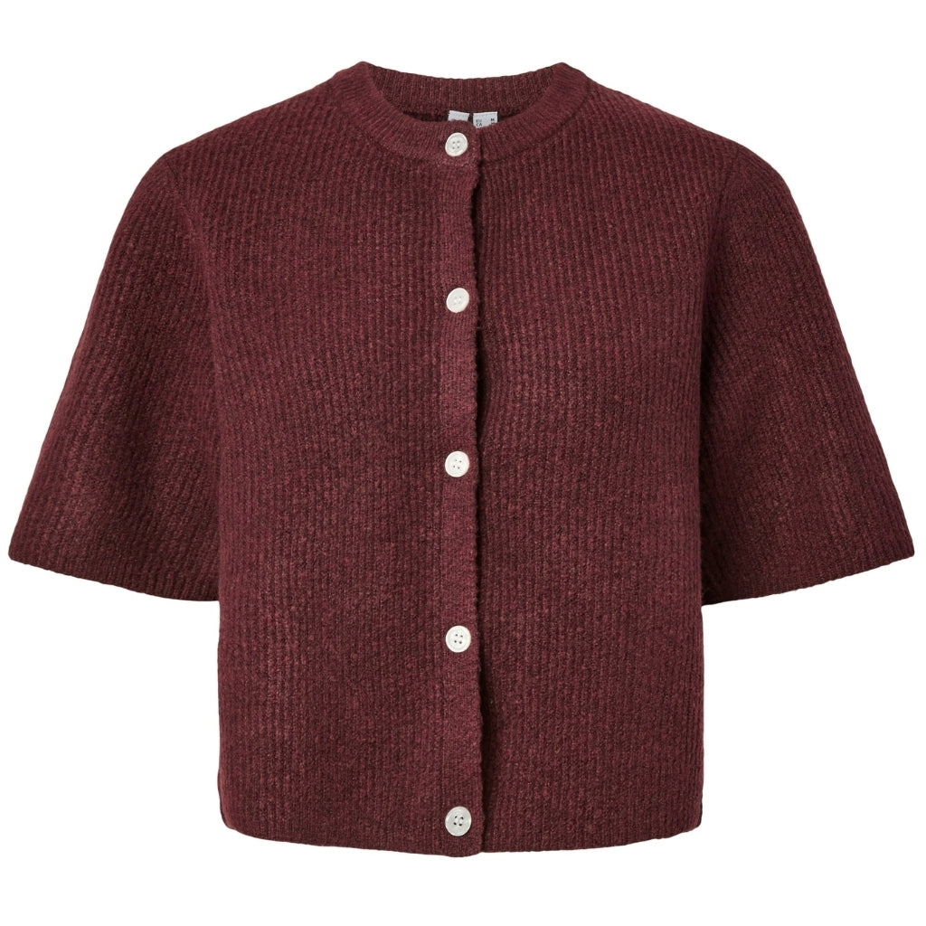 PIECES dame cardigan PCSILLY - Tawny Port