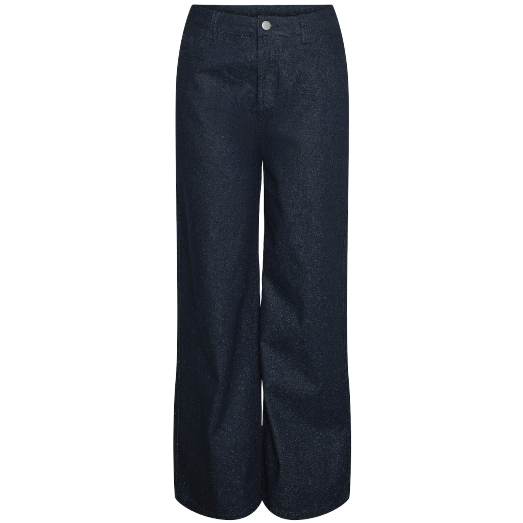 PIECES dame jeans PCREVIN - Dark Blue Denim