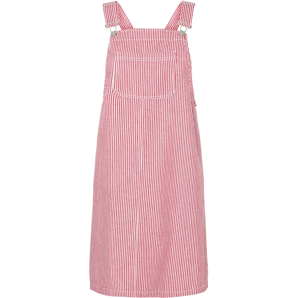 PIECES dame kjole PCALLO - Salsa Cloud dancer stripes