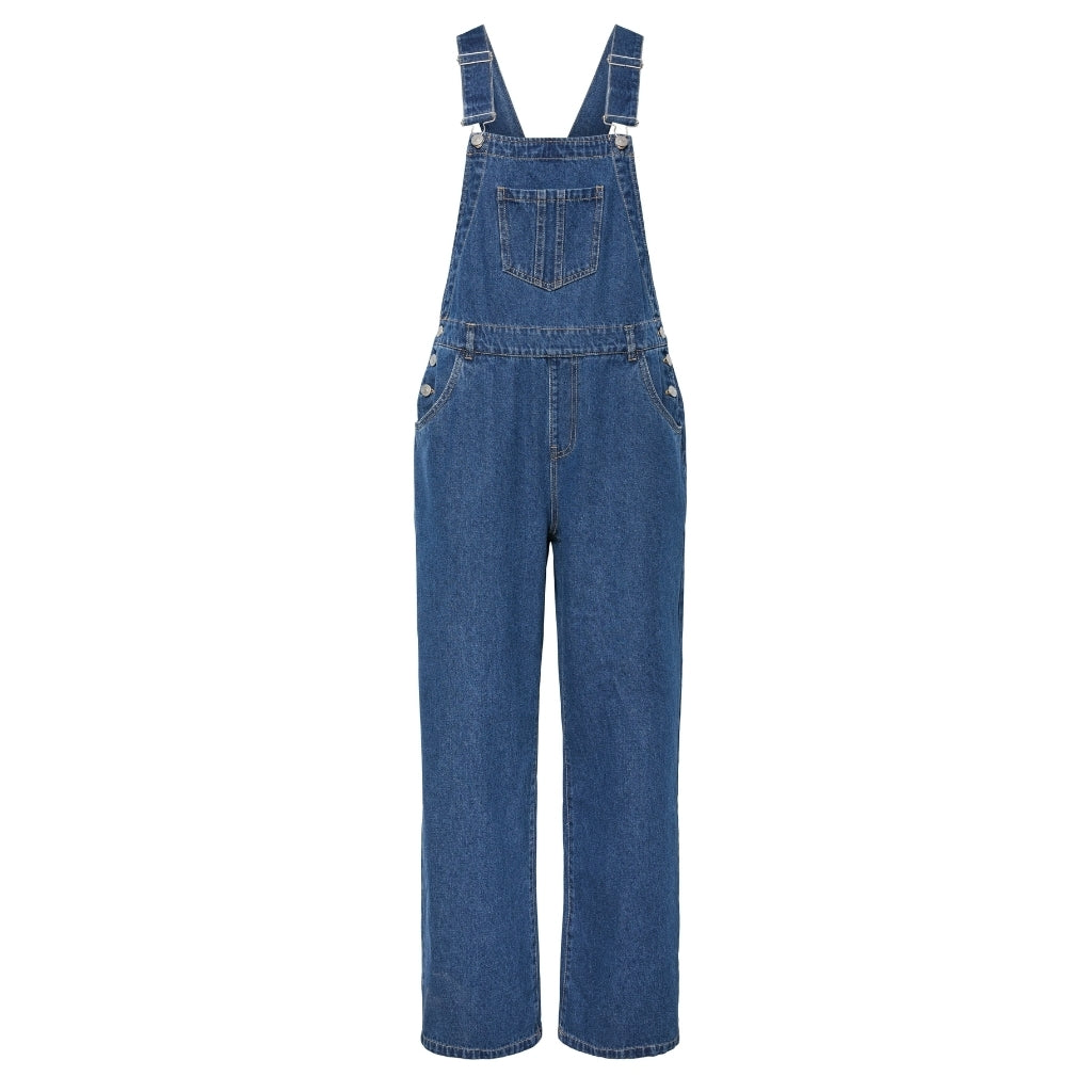 PIECES dame spencer heldragt PCFENNA - Dark Blue Denim PIECES dame spencer heldragt PCFENNA - Dark Blue Denim