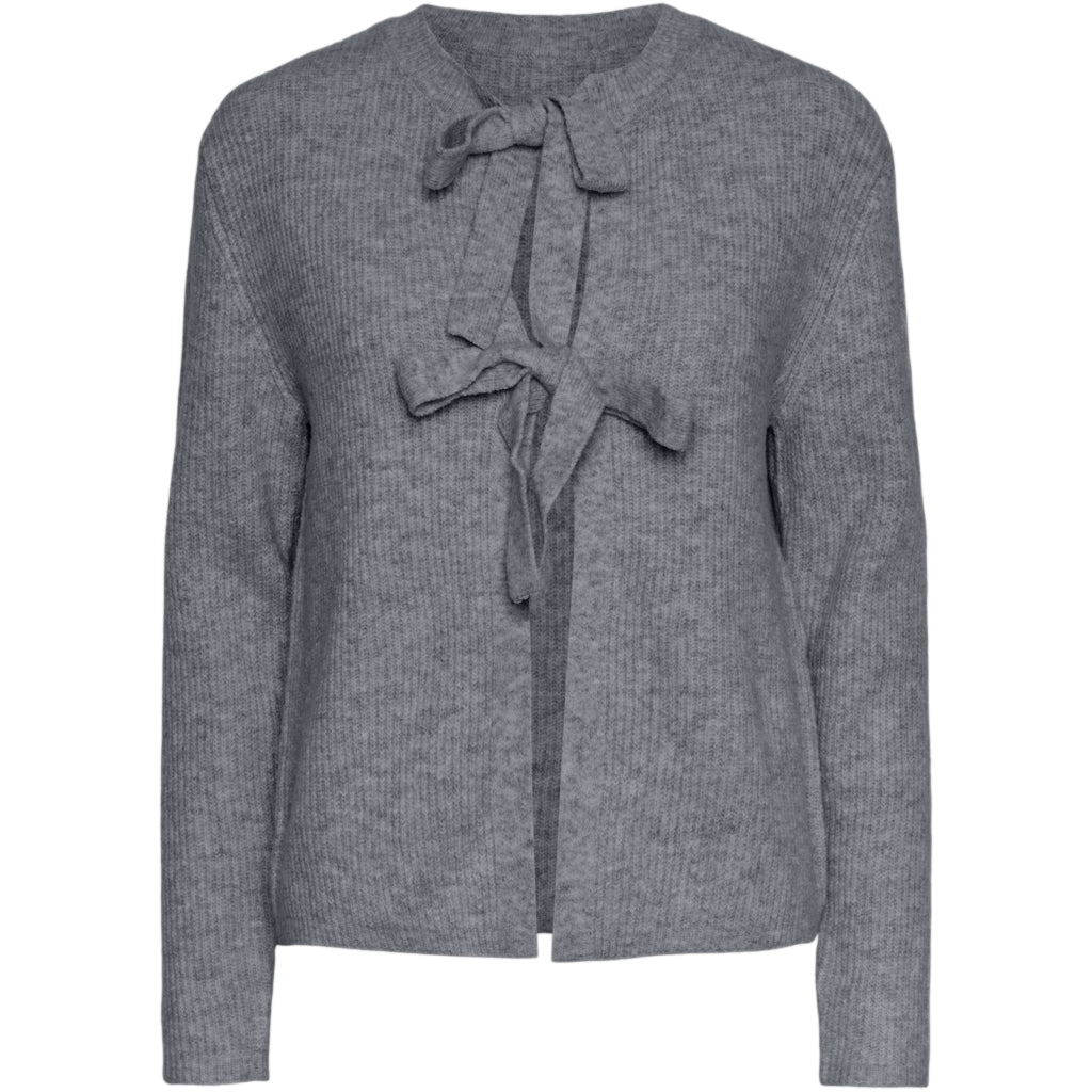 PIECES dame strik PCSILLY - Medium grey melange