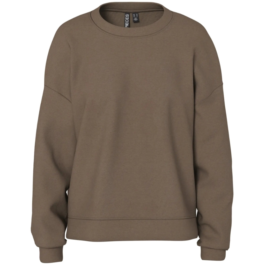 PIECES dame sweatshirt PCCHILLI - Morel