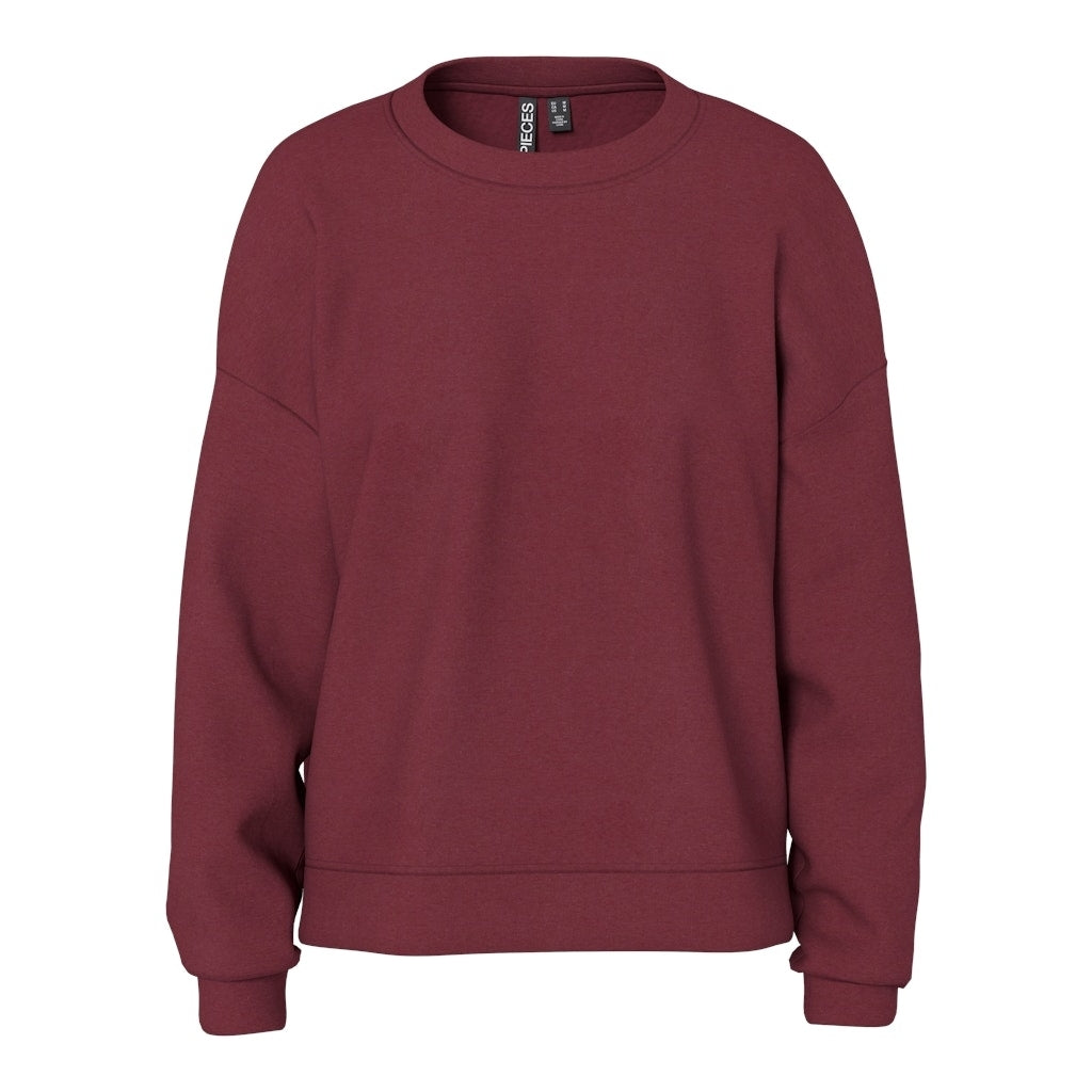 PIECES dame sweatshirt PCCHILLI - Tawny Port