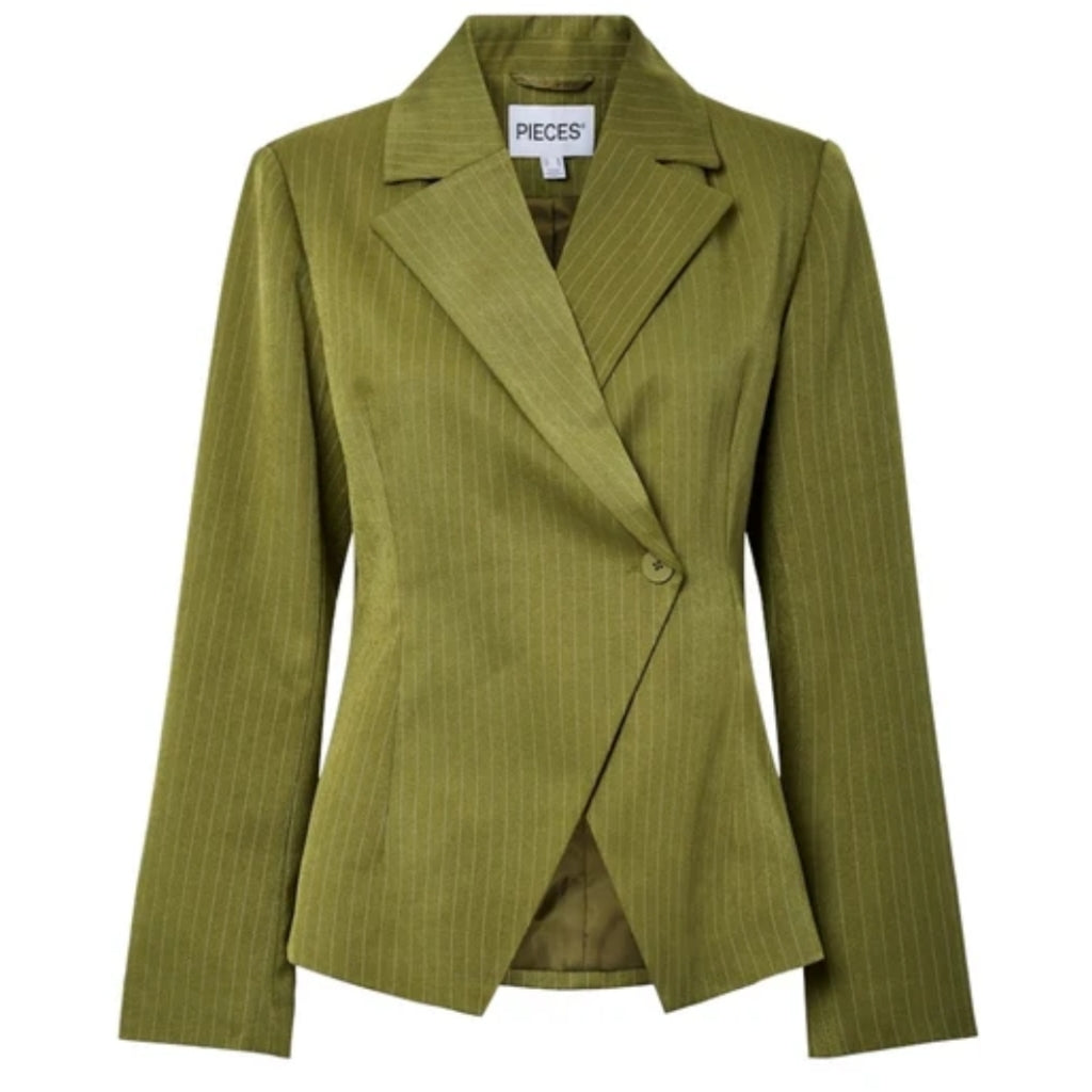 Pieces dame blazer PCFALKA - Sphagnum Stripes