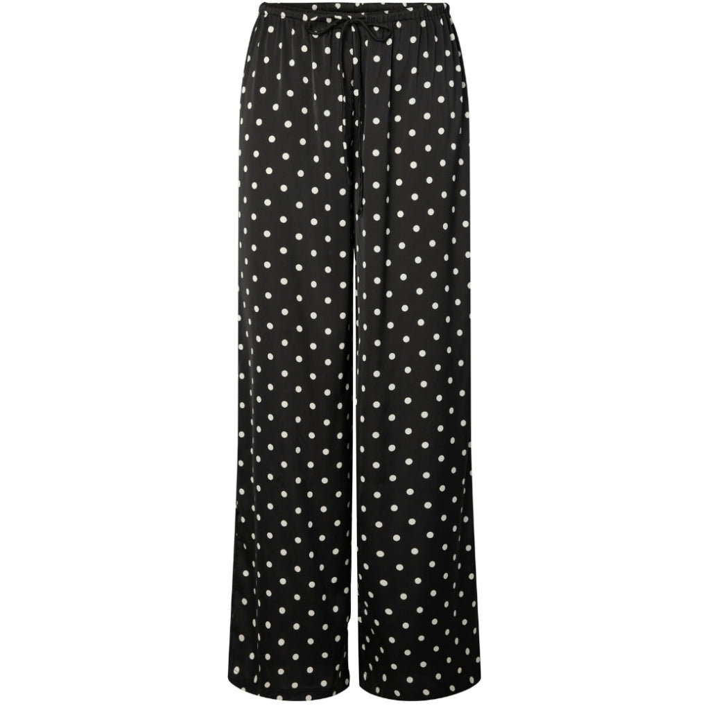 Pieces dame bukser PCJYTTA - Black White Dots