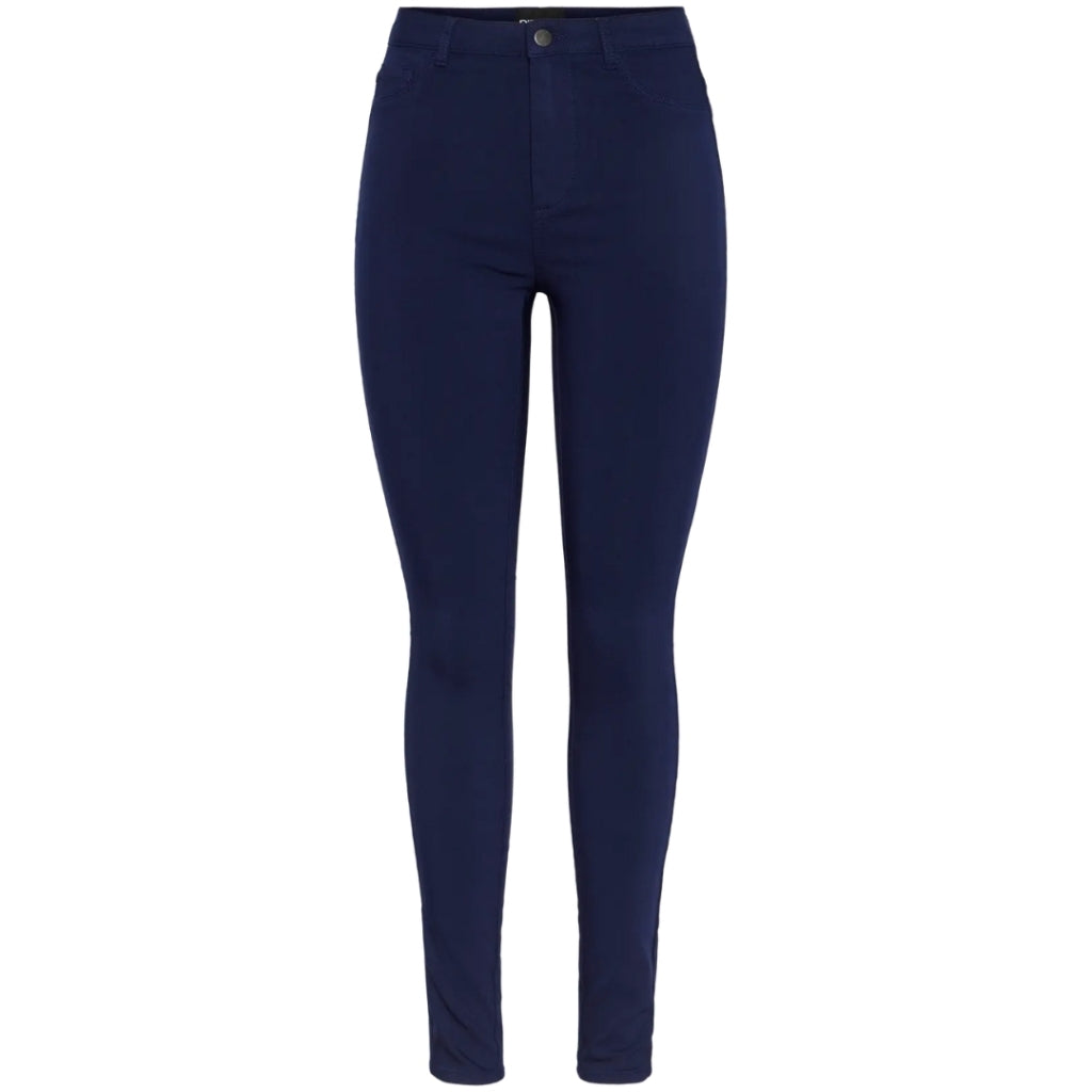 Pieces dame jeans PCHIGHSKIN - Maritime Blue