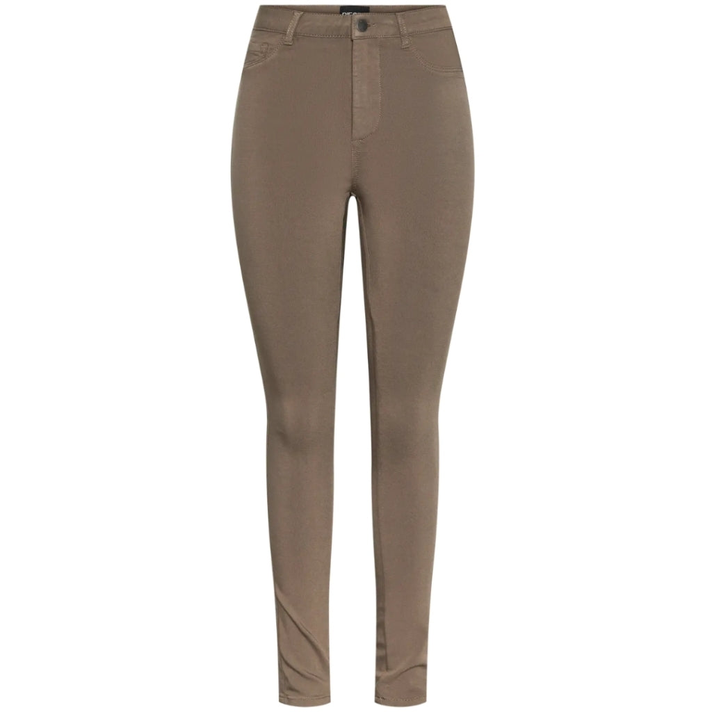 Pieces dame jeans PCHIGHSKIN - Morel