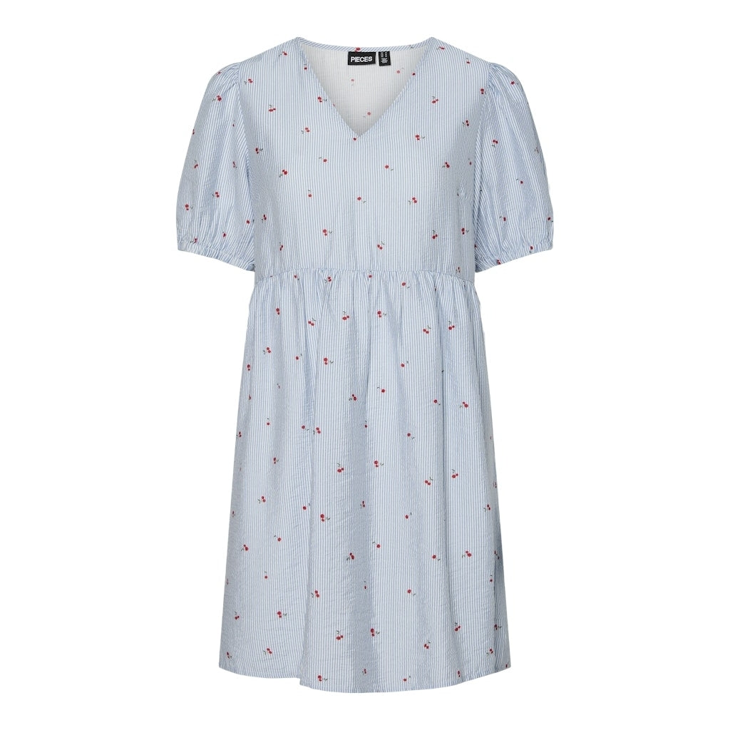 Pieces dame kjole PCFIONNA - Lichen Blue