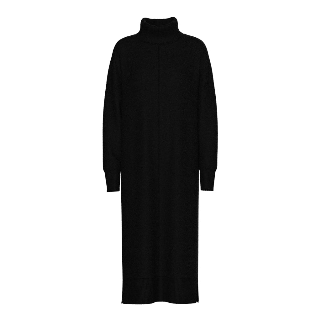 Pieces dame strikkjole PCMALOU - Black