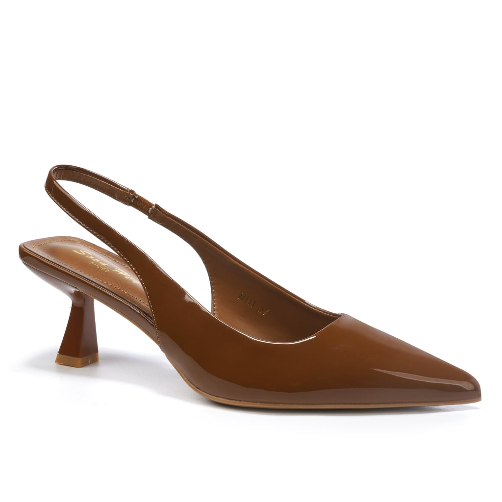 Roberta dame stiletter M111 - Brown