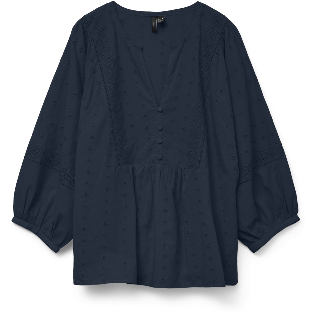 VERO MODA DAME BLUSE VMSOFIE - Navy Blazer