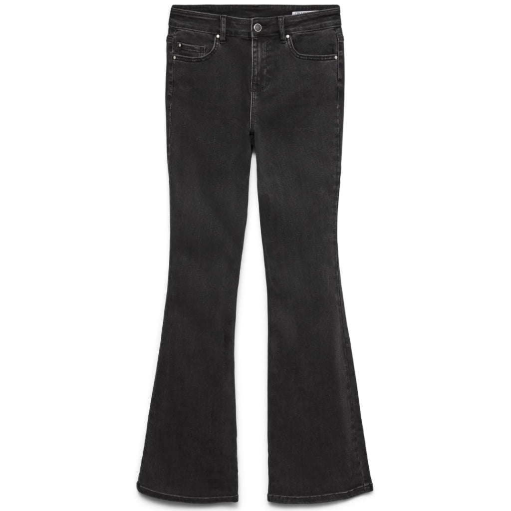 VERO MODA DAME JEANS VMFLASH - Black
