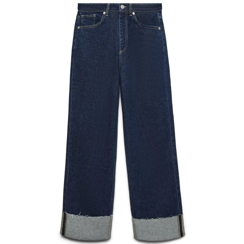 VERO MODA DAME JEANS VMTESSA - Dark Blue Denim