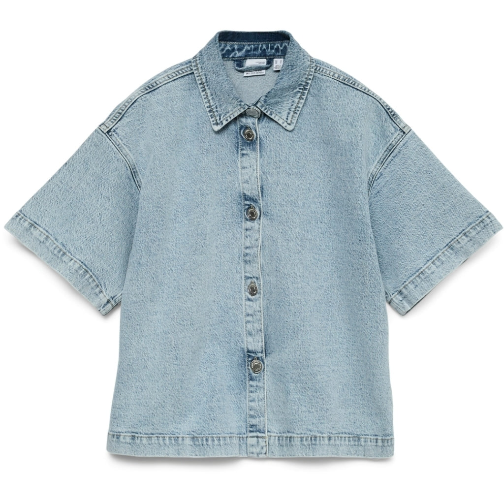 VERO MODA DAME SKJORTE VMTESSA - Light Blue Denim