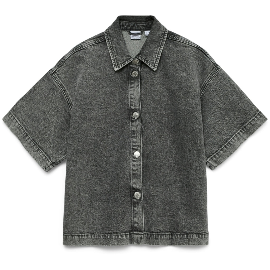 VERO MODA DAME SKJORTE VMTESSA - Medium Grey Denim