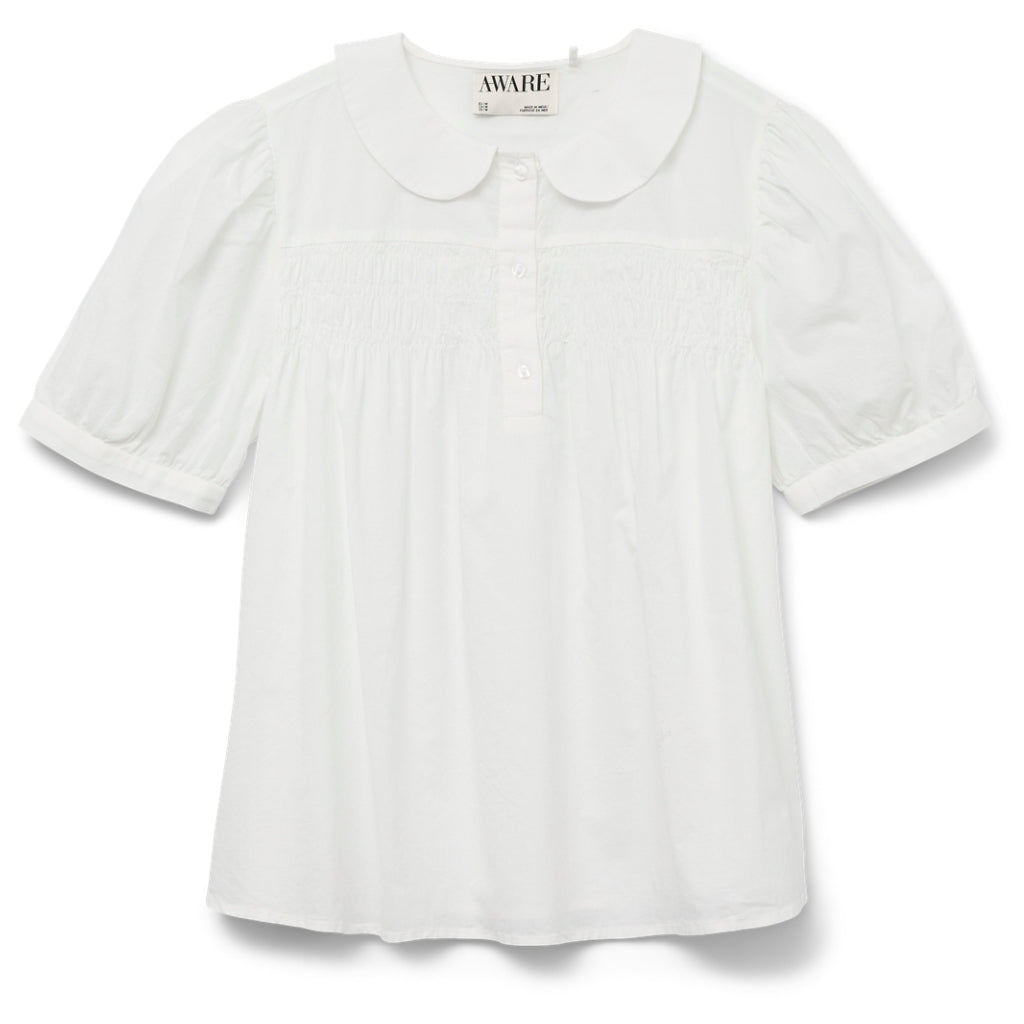 VERO MODA DAME TOP VMROXANNE - Snow white