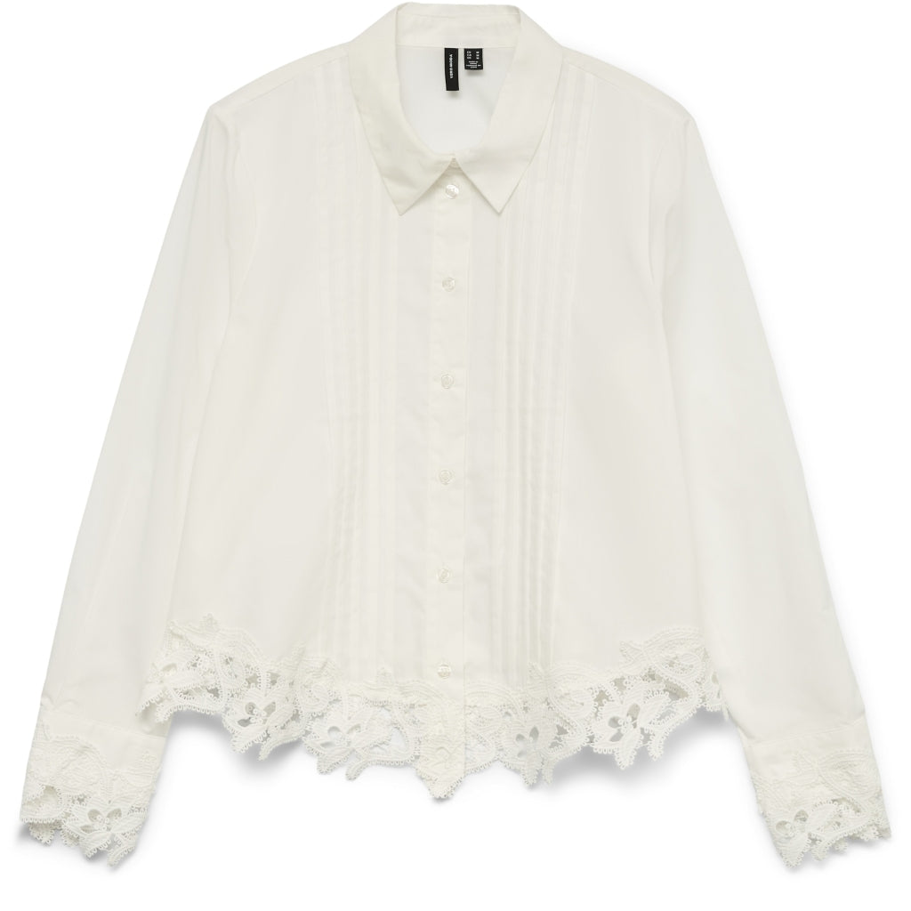 VERO MODA Dame Skjorte VMRoni - Snow white