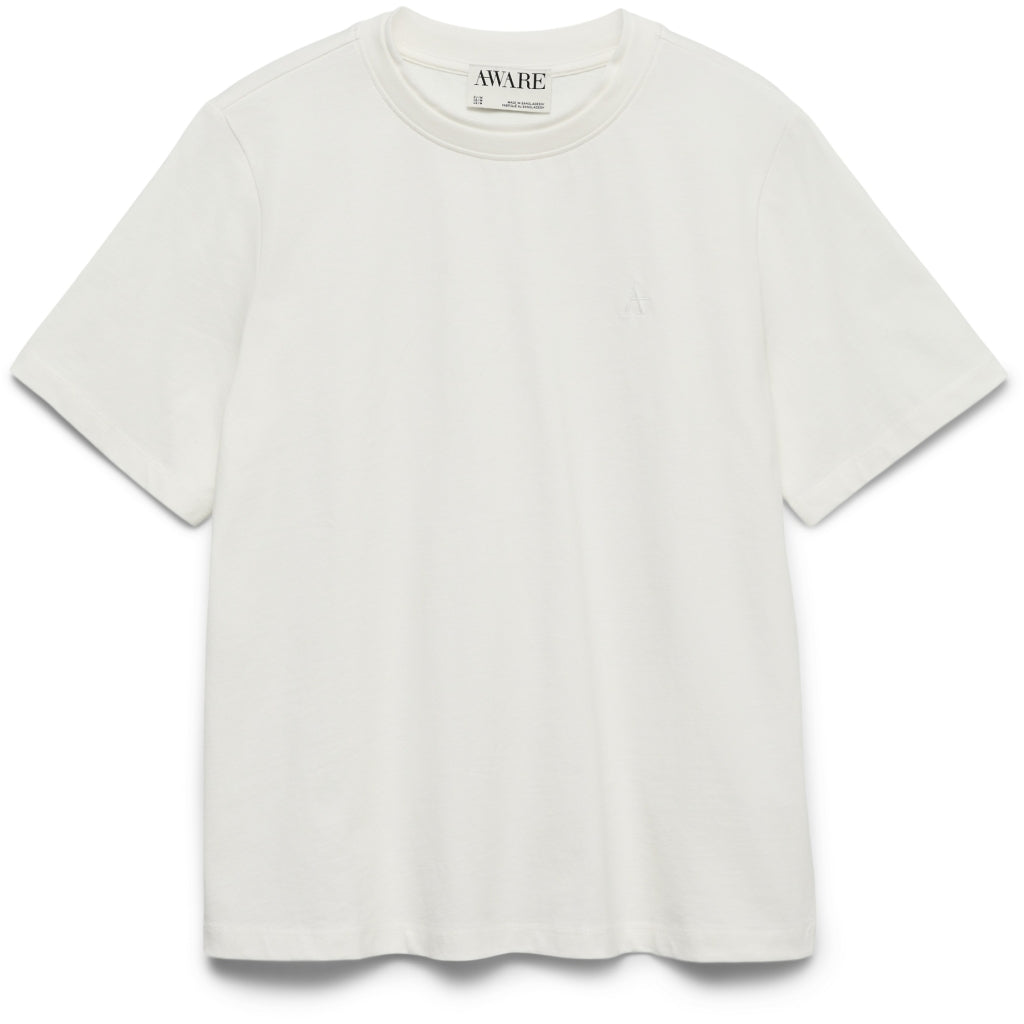 VERO MODA Dame T-Shirts VMAwvirginia - Snow white